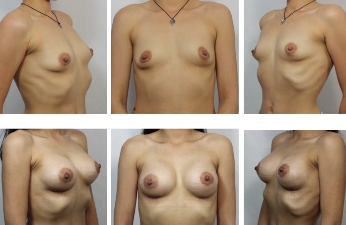 Beautiful naked women in the bathroom
