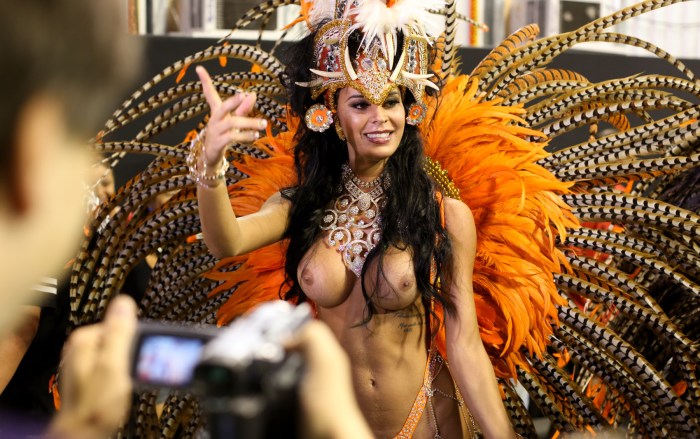 Anal in carnival costumes