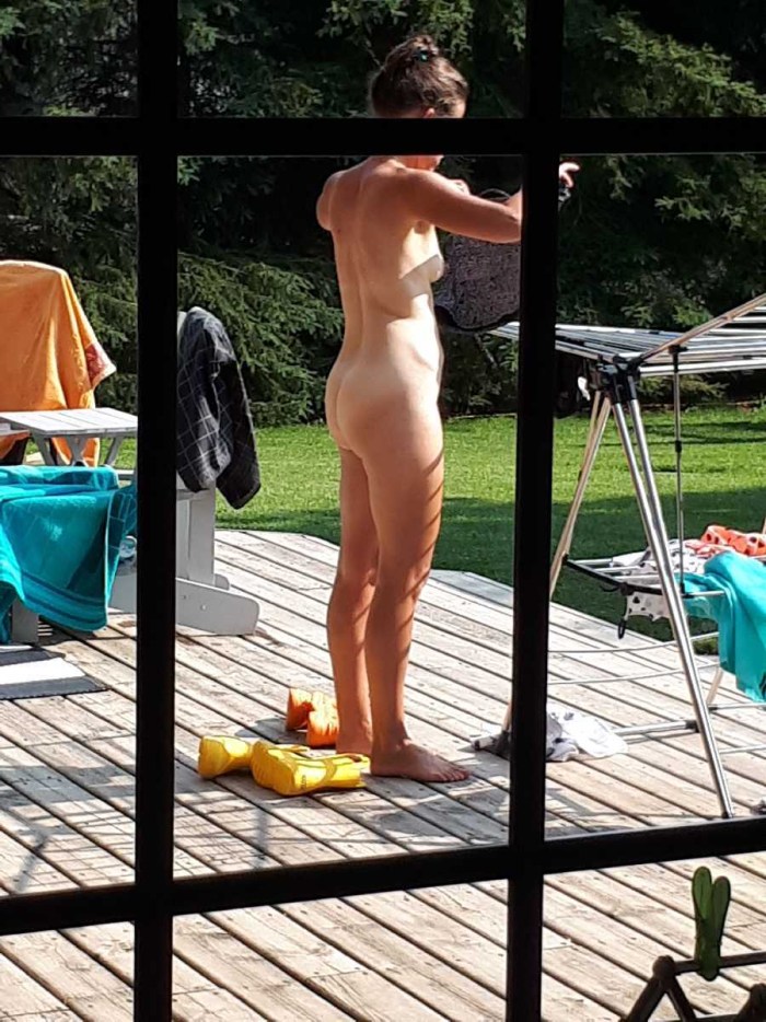 Naked erases underwear