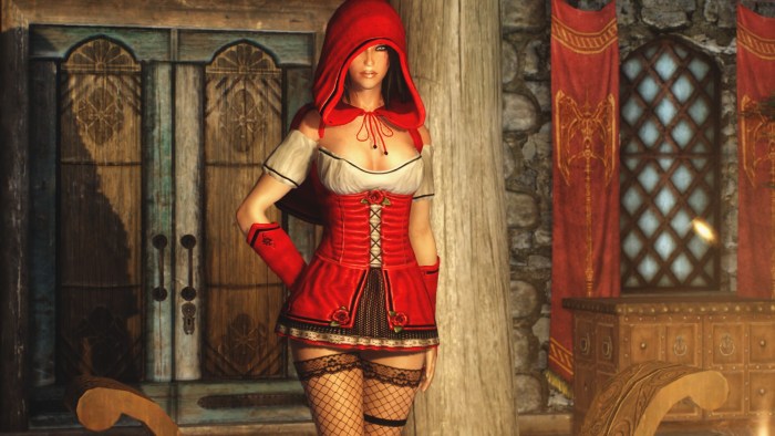 Red cap cosplay