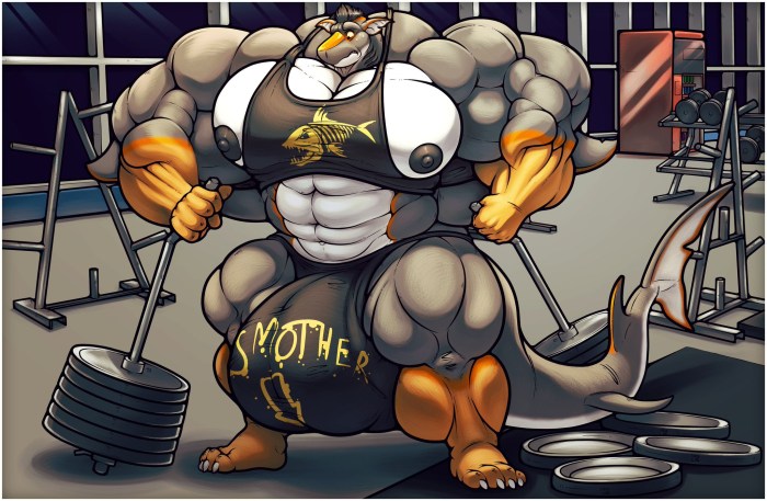 Furry Hyper Giant Muscle