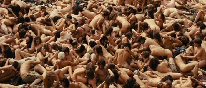 Mass orgy in the film Perfumer