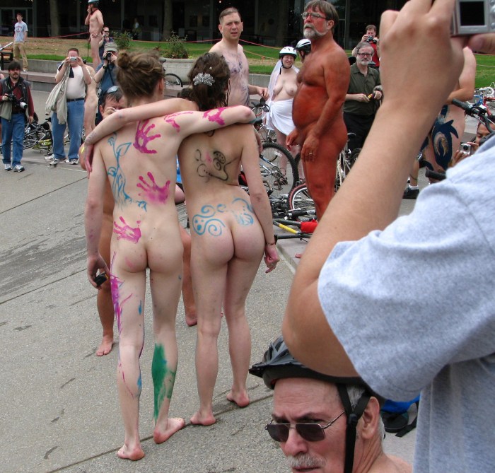 Festival of naked asses