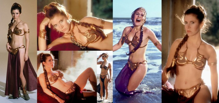 Naked Leia Organ Carrie Fisher