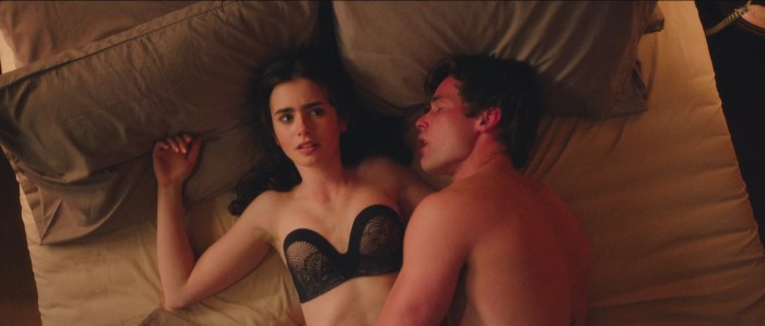 Lily Collins hot figure