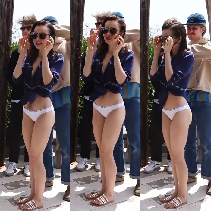 Lily Collins Malibu