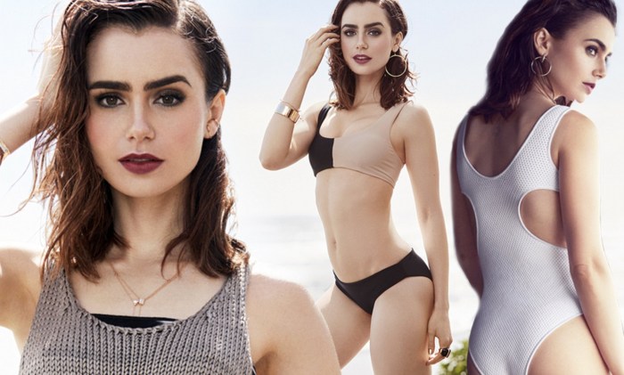 Lily Collins hot