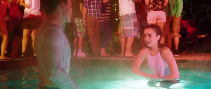 Lily Collins Naked in the film