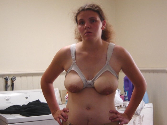 Big boobs from a bra