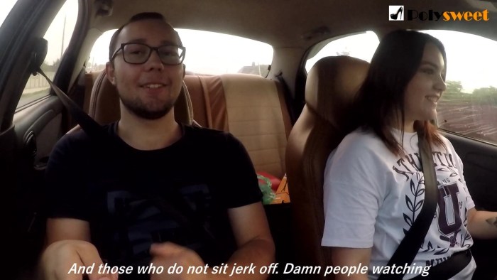 Making love in the car