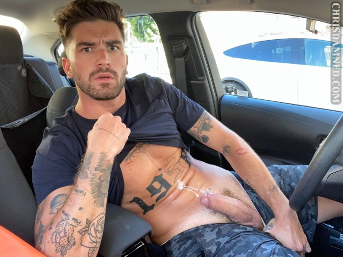 Beautiful male jerk