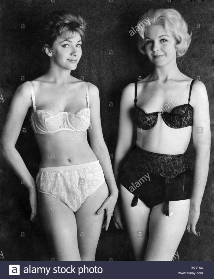 Women in vintage cowards