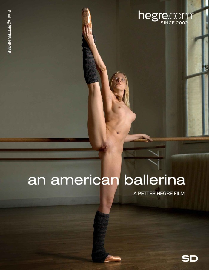 Naked gymnasts on twine