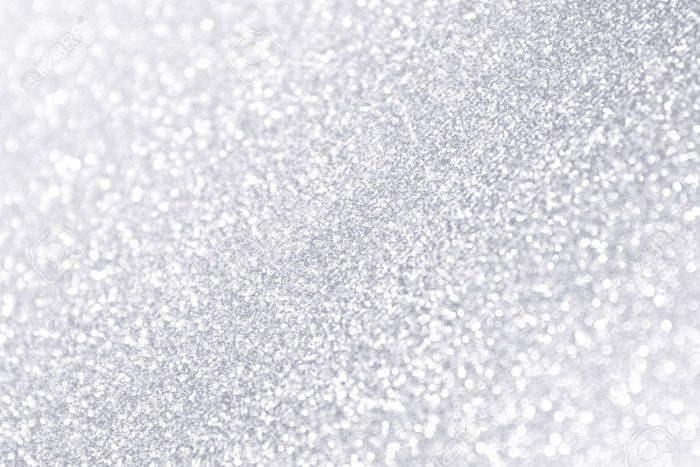 White glitter