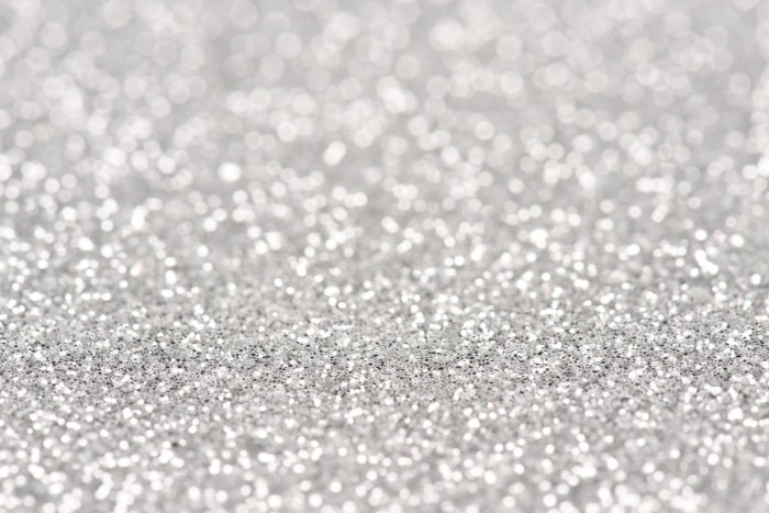 Glitter silver