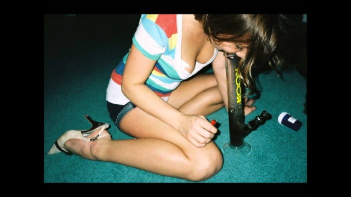 A smoked girl