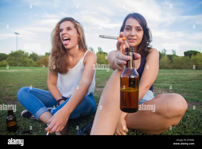 Girl with Jack Daniels