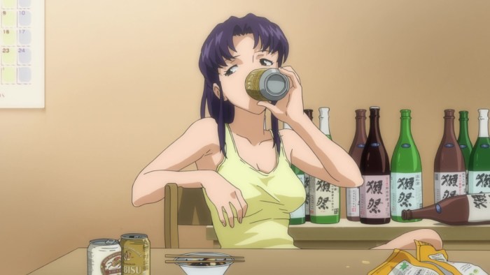 Girl with a bottle of beer