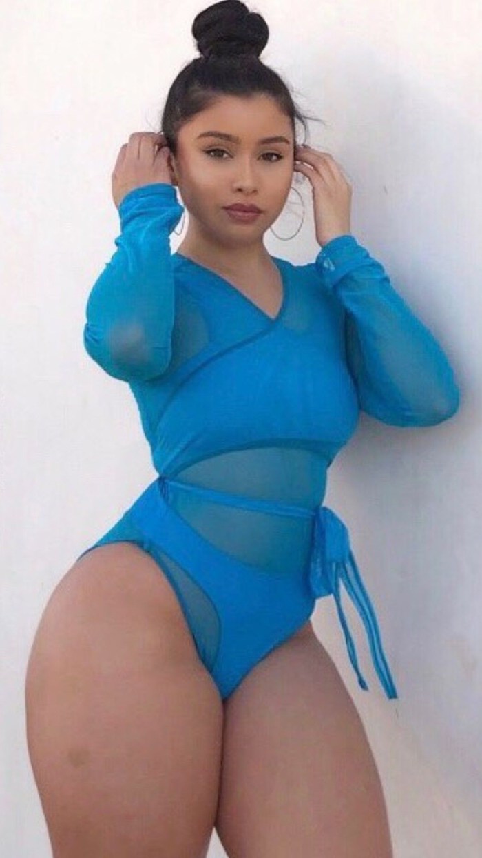 BBW Belly in a tight -fitting dress