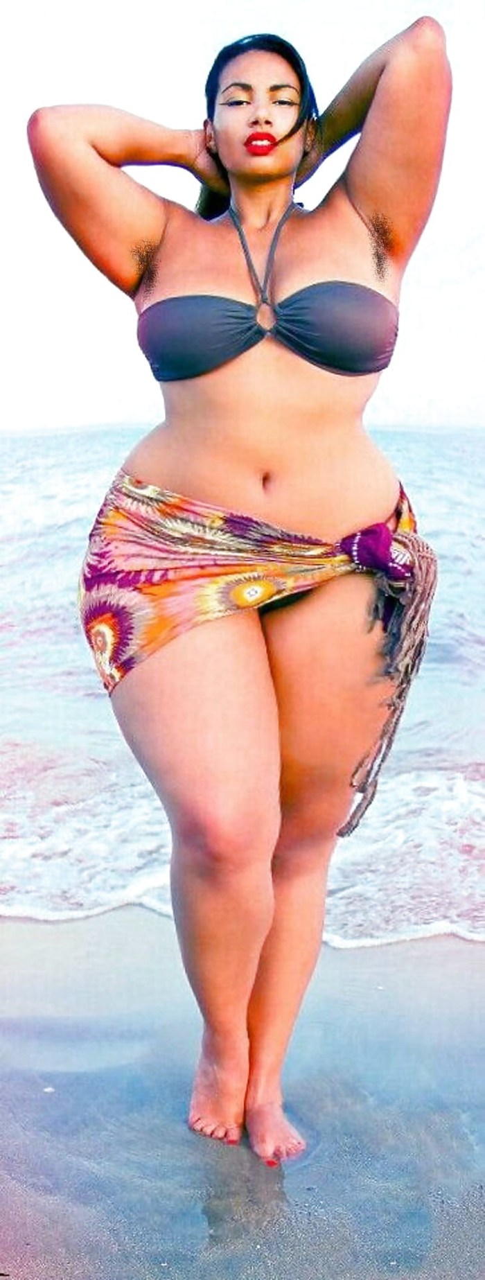 Several thick naked women