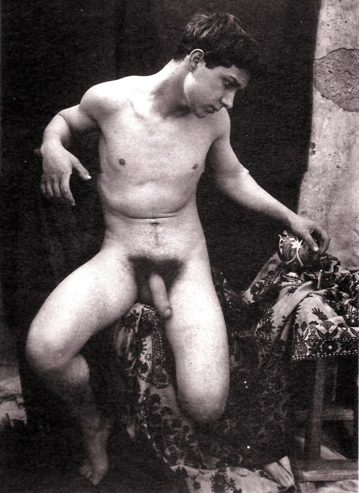 Retro guys athletes naked