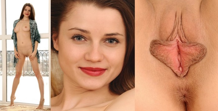Beautiful faces and their vagina