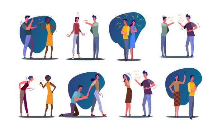 Human reactions Vector