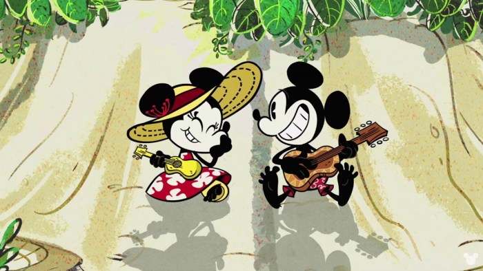 Mickey Mouse once in Spain