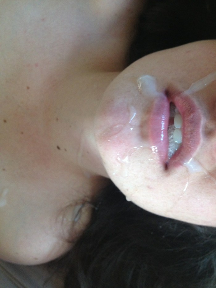 Girls cum on the tummy