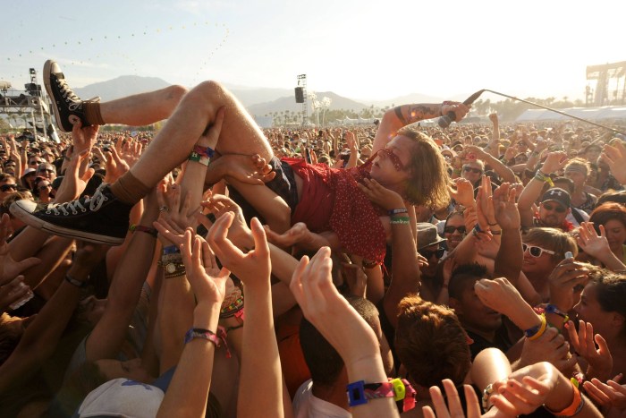 Naked girls at rock festivals