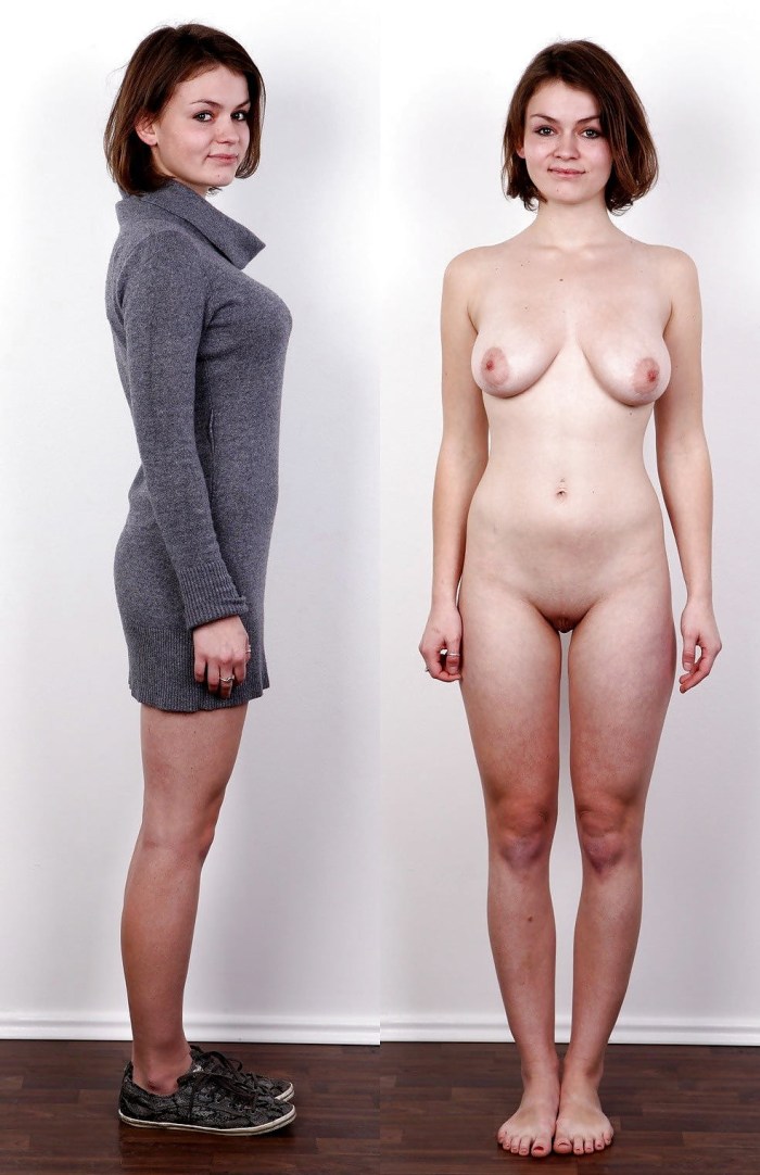 It's very close without clothes