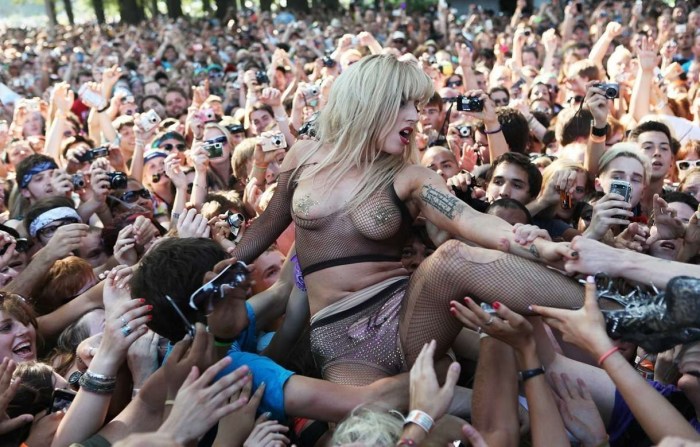 Naked lady Gaga in the film star