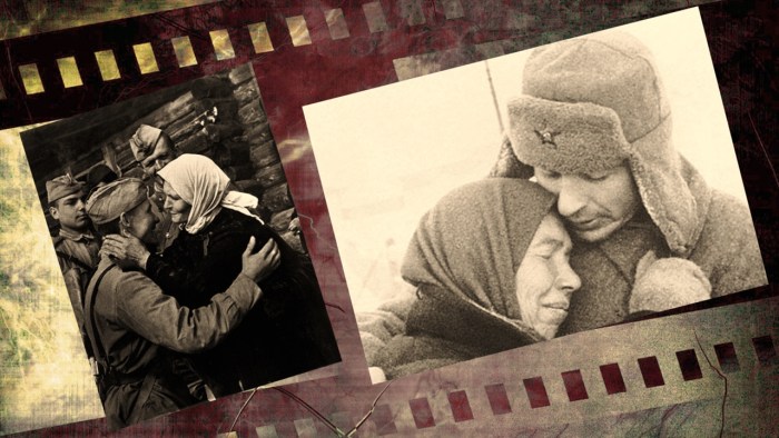 The mother of the soldier