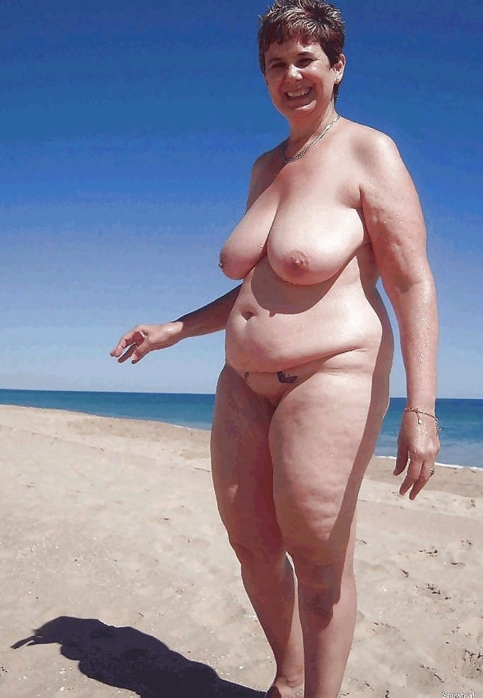 Fat elderly nudists