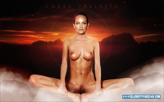 Amber Valletta Naked in the film