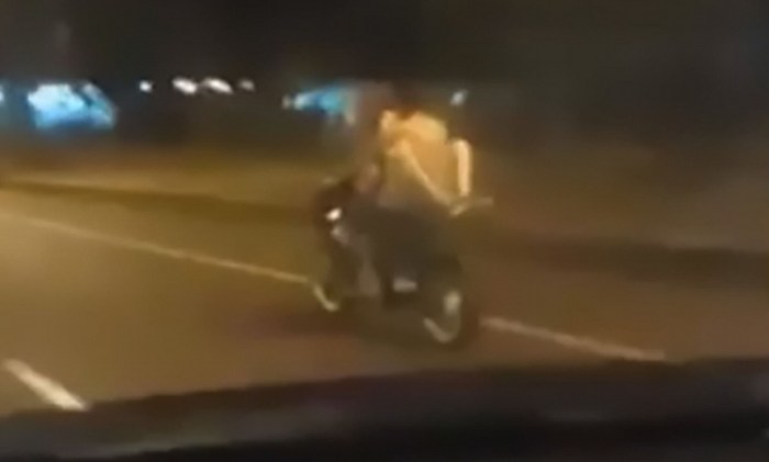 Emma motorcyclist