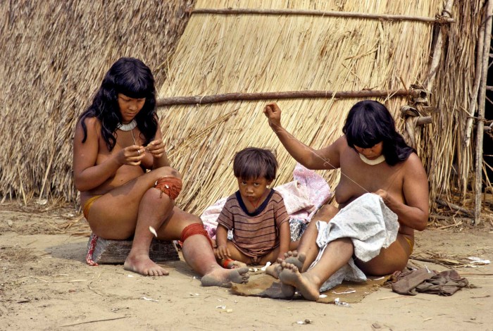 Yanomamo tribe in the jungle of the Amazon