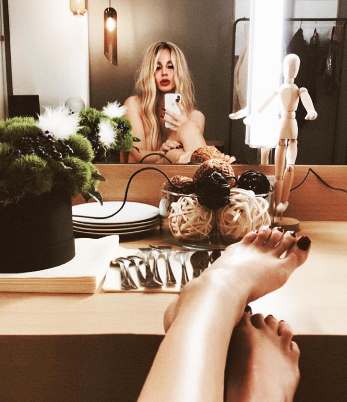 Loboda Naked lit up