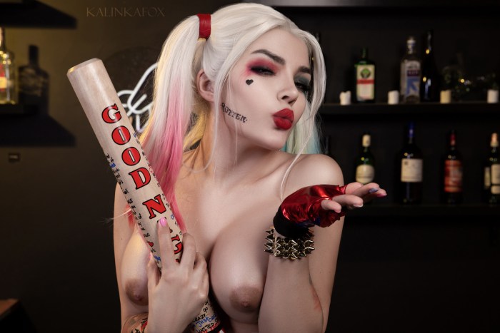 Christina Fink with anal tail