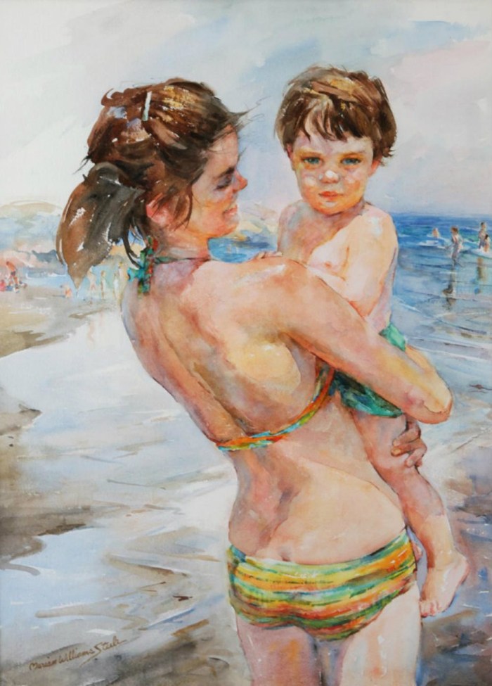 Kisses on the beach