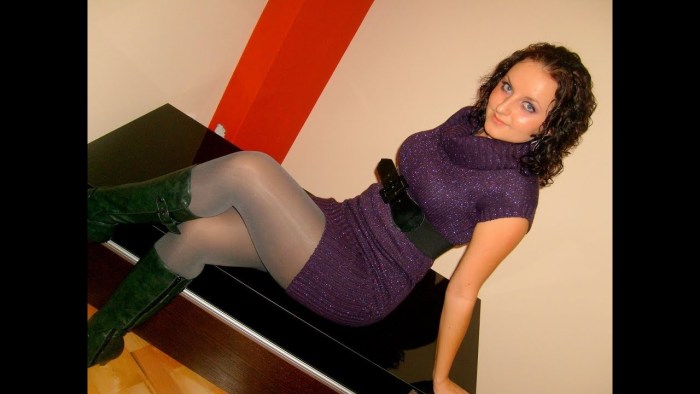 Women 35 years old in pantyhose