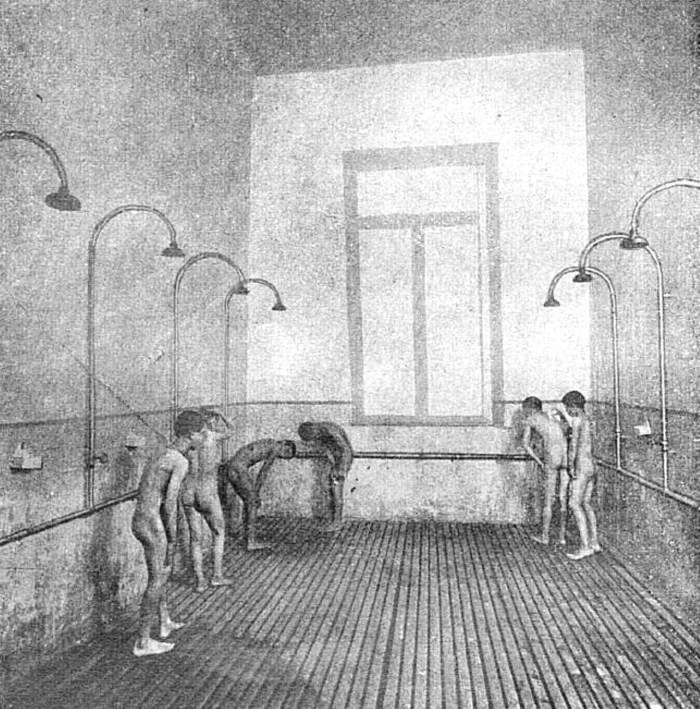 Prison shower