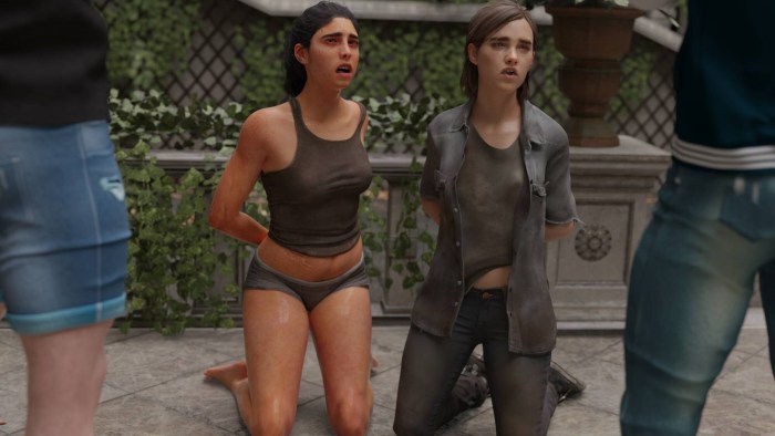 Ellie with bored boobs