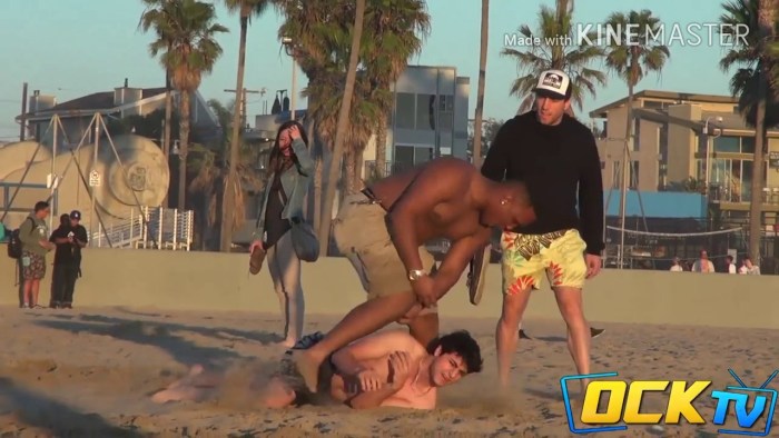 Kissing Prank on the beach