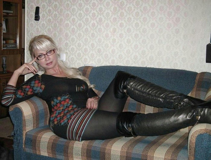 Girls in shorts and stockings
