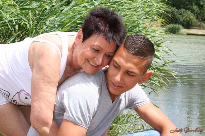 Young guy with Milfa
