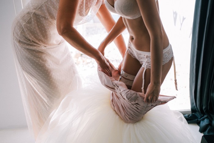 Bride on the wedding night