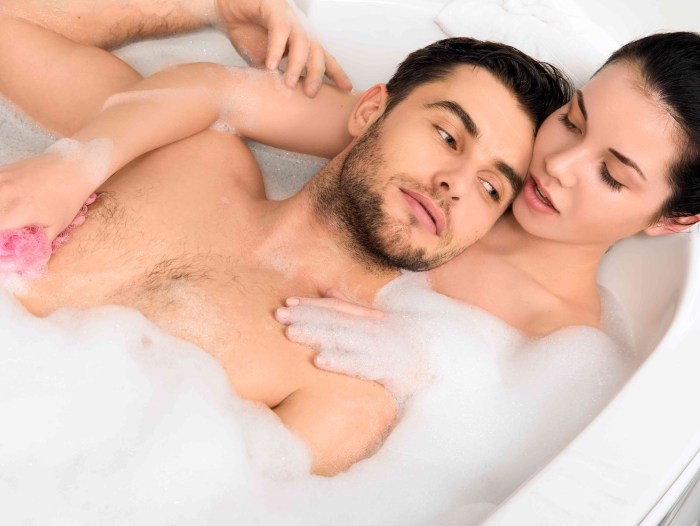 Love in the bathroom