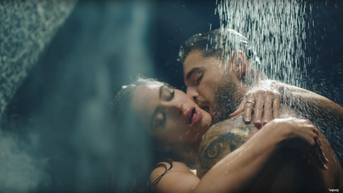 Beautiful girls in the shower