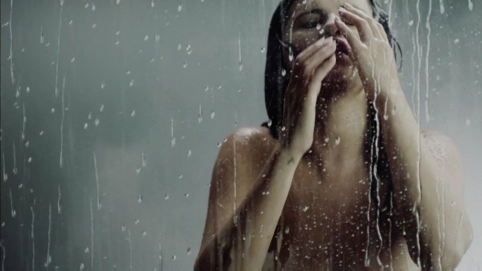 Kiss of the shower of St. Petersburg
